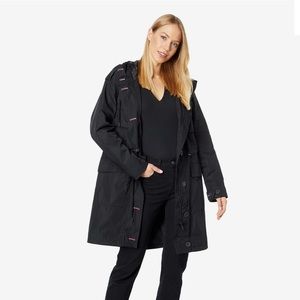 NWT Avec Les Filles™ Hooded Utility Rain Anorak Jacket Small